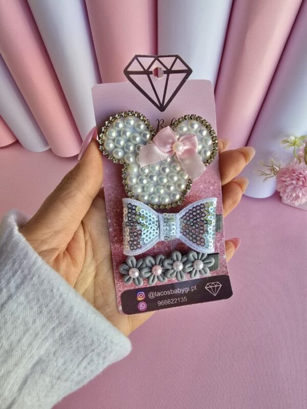 Hair clip Luxinhos da Minnie