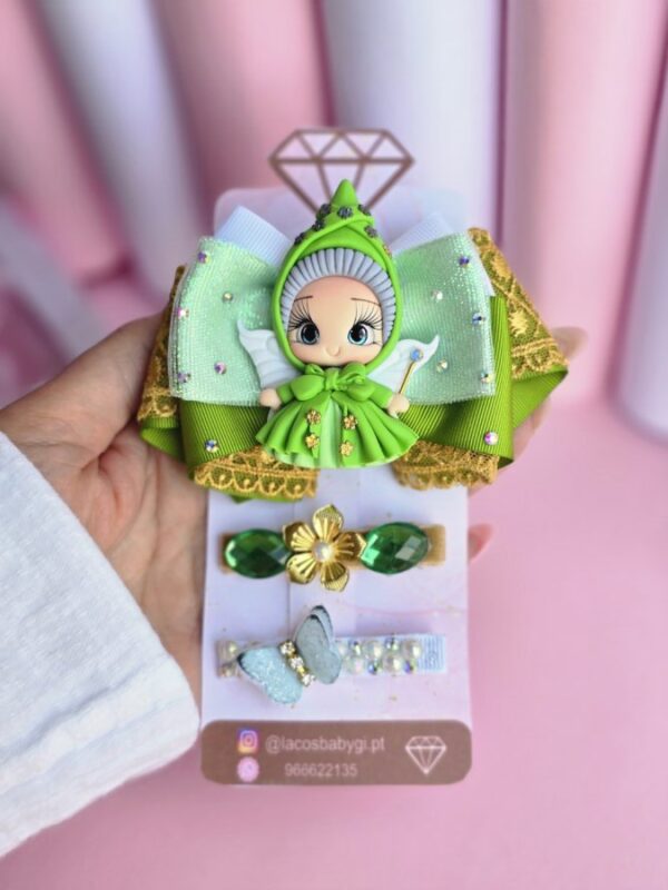 Hair clip fadinha 💚 - Image 4